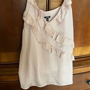 Express Pink Ruffle Women's Top